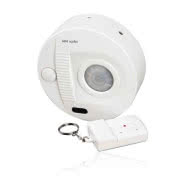 Bezprzewodowy mini alarm sufitowy sterowany pilotem 